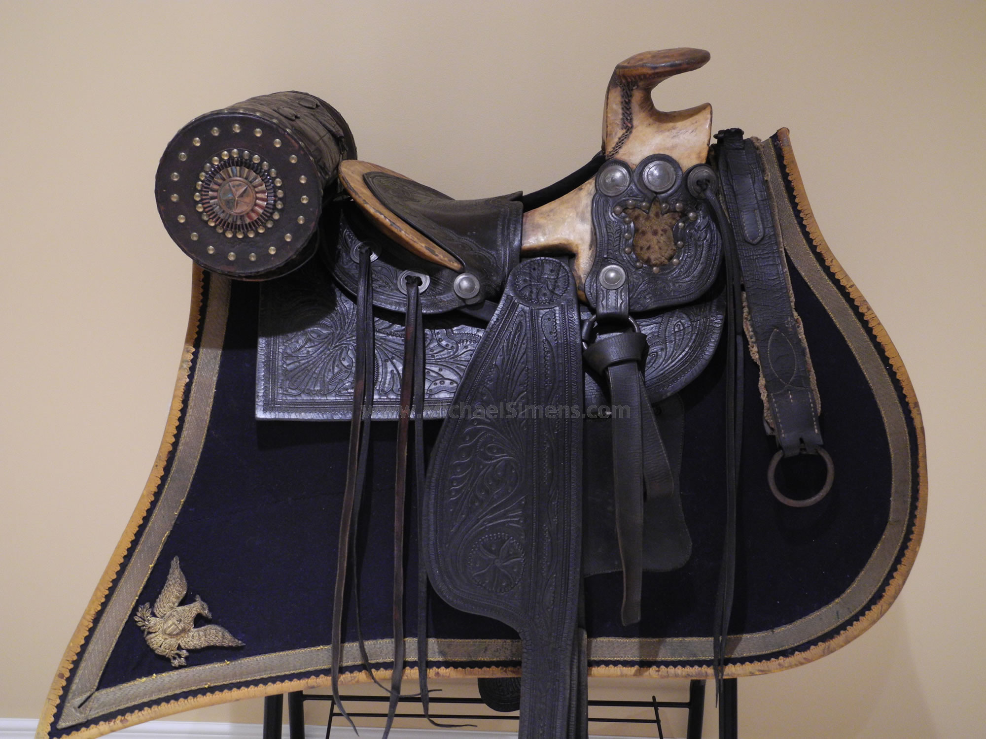 CIVIL WAR OFFICER'S SADDLE, Confederate