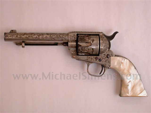 COLT SINGLE ACTION REVOLVER NEW YORK ENGRAVED