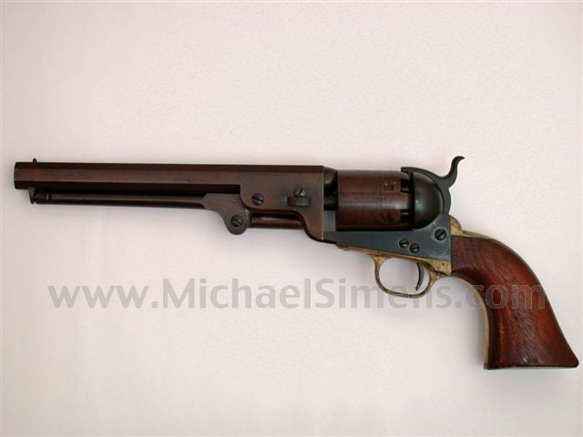COLT 1851 NAVY REVOLVER, MARTIALLY MARKED.