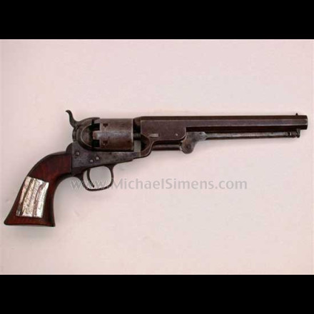 CONFEDERATE COLT REVOLVER, HISTORIC COLT NAVY 