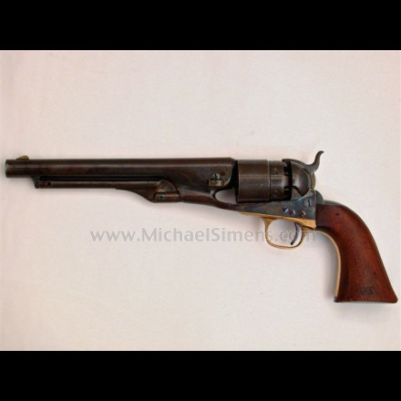 COLT 1860 ARMY REVOLVER, 4-SCREW FRAME