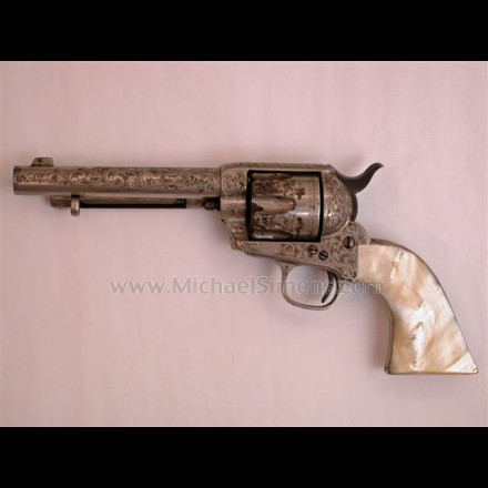 COLT SINGLE ACTION REVOLVER NEW YORK ENGRAVED