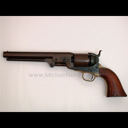 COLT 1851 NAVY REVOLVER, MARTIALLY MARKED.