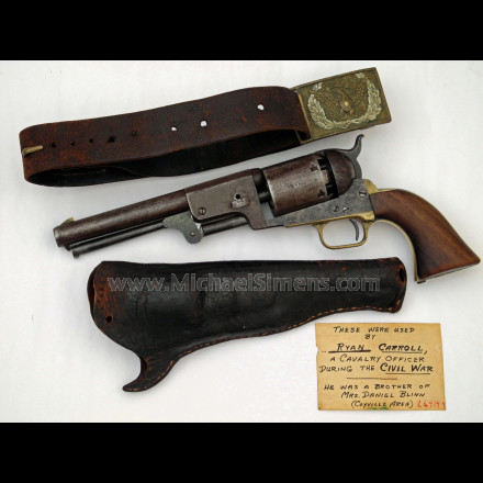 COLT THIRD MODEL DRAGOON REVOLVER, IDENTIFIED - HISTORICAL ARMS