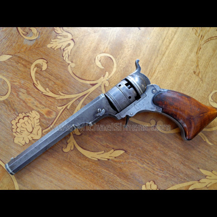 COLT #3 BELT MODEL PATERSON REVOLVER WITH SILVER BANDS