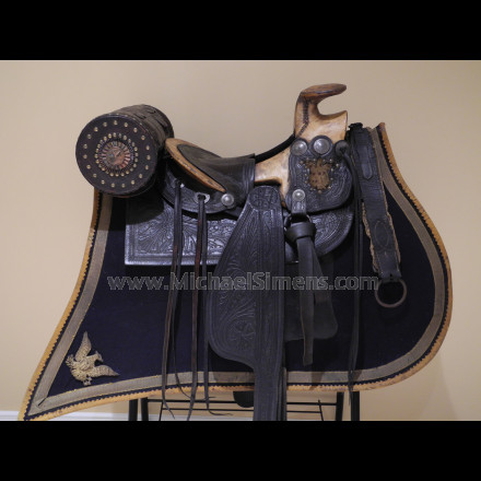 CIVIL WAR OFFICER'S SADDLE, Confederate