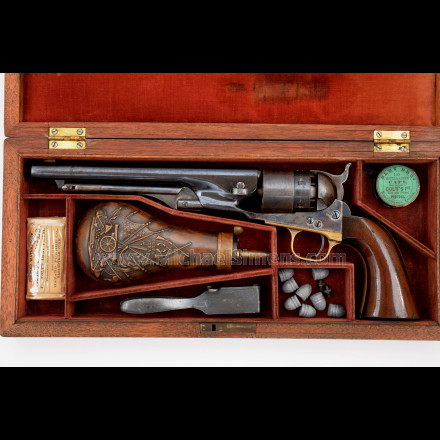 CASED, ANTIQUE COLT 1860 ARMY REVOLVER FOR SALE 