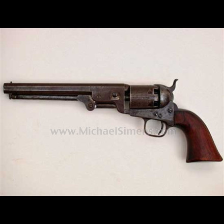 CONFEDERATE COLT REVOLVER, HISTORIC COLT NAVY 