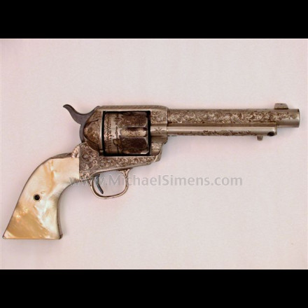 COLT SINGLE ACTION REVOLVER NEW YORK ENGRAVED