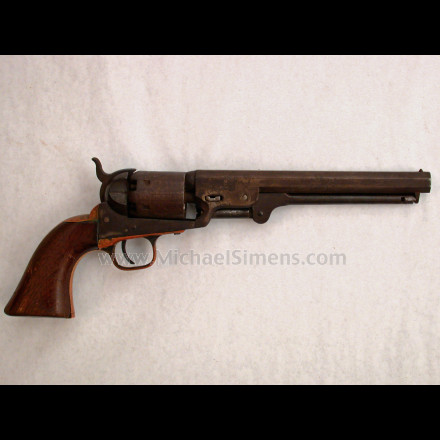 COLT NAVY REVOLVER, INSCRIBED AND IDENTIFIED