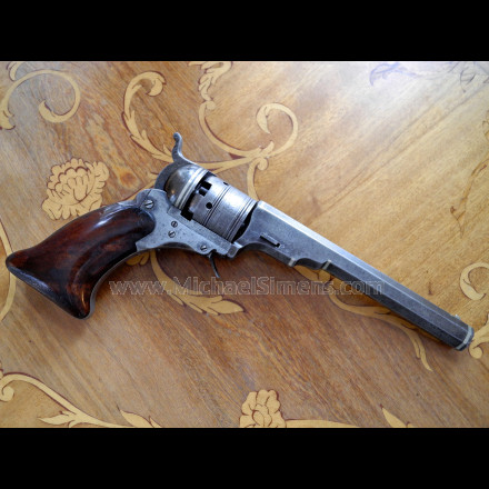 COLT #3 BELT MODEL PATERSON REVOLVER WITH SILVER BANDS