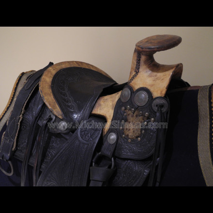 CIVIL WAR OFFICER'S SADDLE, Confederate