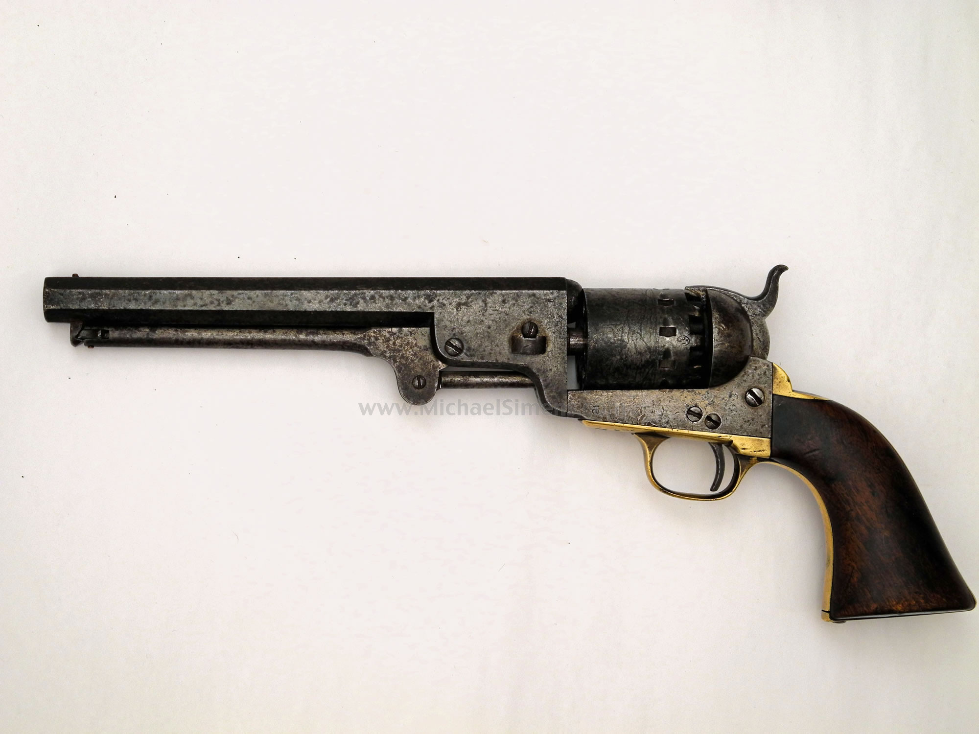 ANTIQUE COLT NAVY REVOLVER, BREVETE 