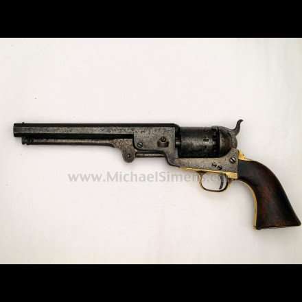 ANTIQUE COLT NAVY REVOLVER, BREVETE 