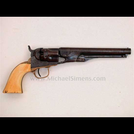 FACTORY ENGRAVED COLT 1862 POLICE REVOLVER