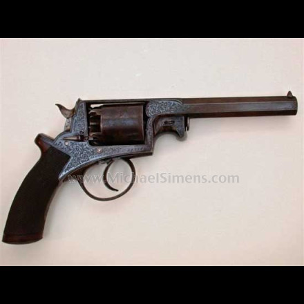ENGRAVED ROBERT ADAMS REVOLVER FOR SALE - ADAMS REVOLVER APPRAISER