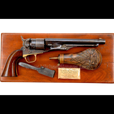 CASED, ANTIQUE COLT 1860 ARMY REVOLVER FOR SALE 