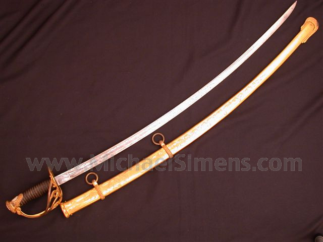 CIVIL WAR CAVALRY OFFICERS SABER, FROCK COAT