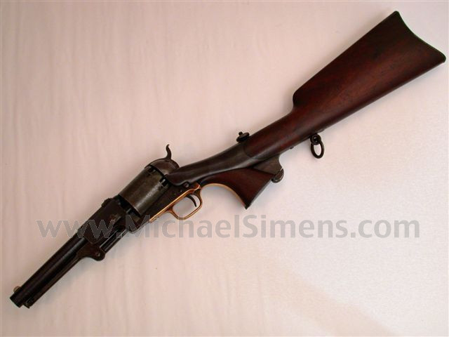 COLT 3rd MODEL DRAGOON SHOULDER STOCKED REVOLVER