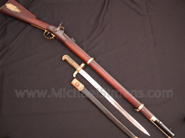 CIVIL WAR REMINGTON ZOUAVE RIFLE, BAYONET
