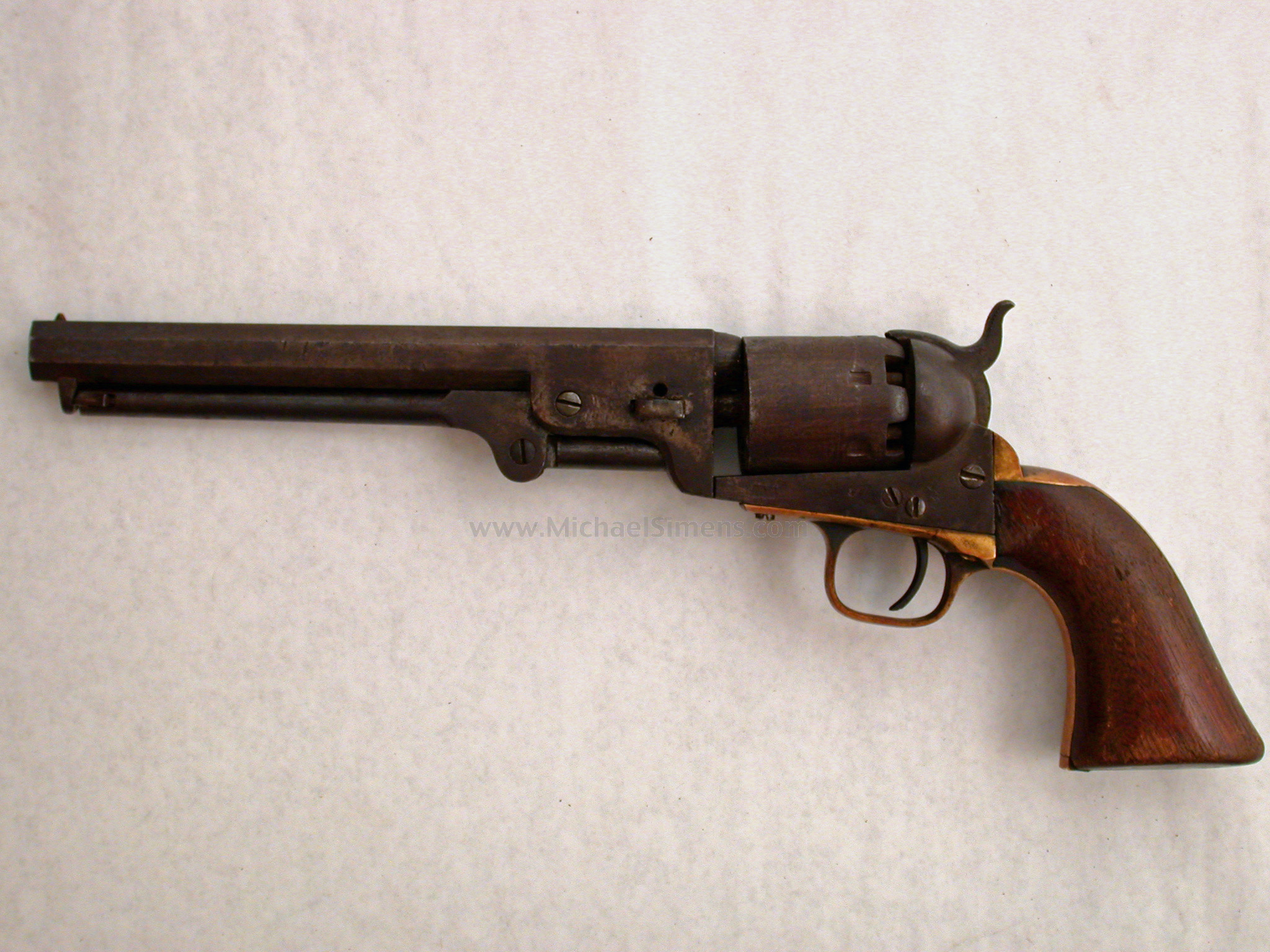 COLT NAVY REVOLVER, INSCRIBED AND IDENTIFIED