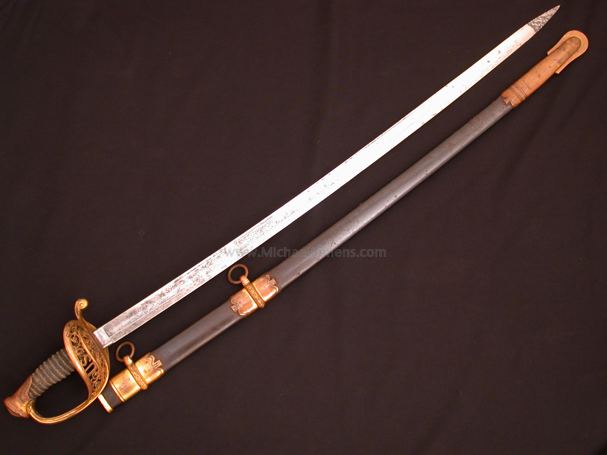 AMES CIVIL WAR OFFICERS SWORD
