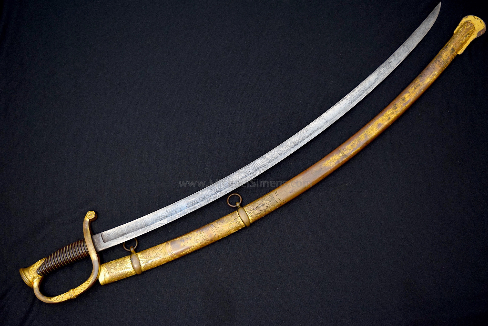 AMES CAVALRY - ARTILLERY OFFICERS SABER 1840