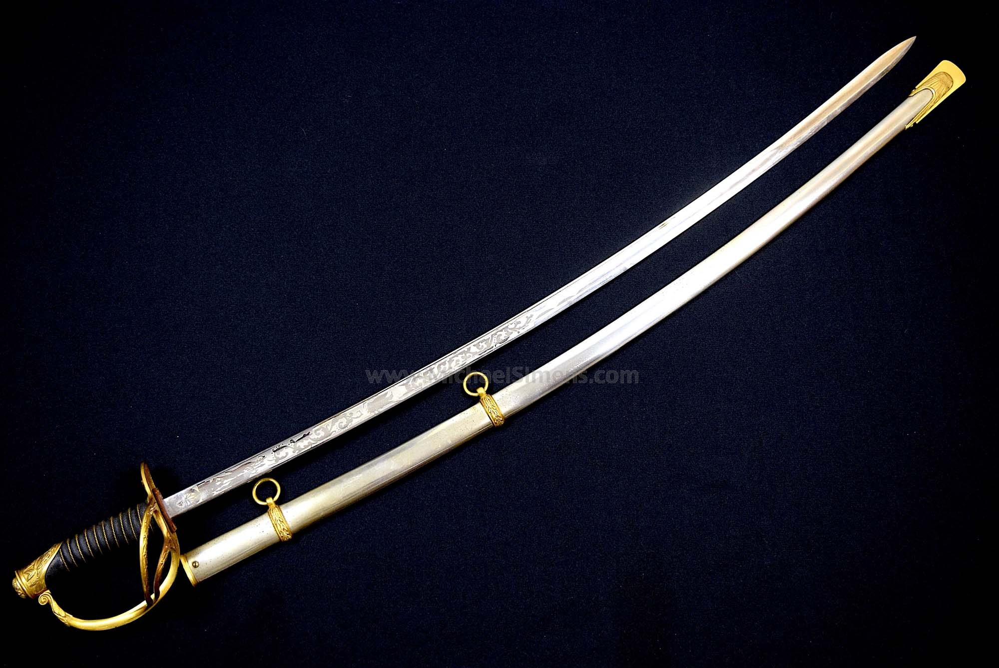 SPRINGFIELD MODEL 1872 CAVALRY OFFICERS SABER