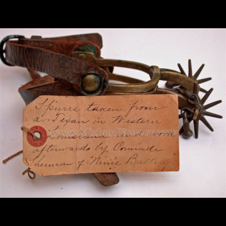 CIVIL WAR SPURS, CONFEDERATE