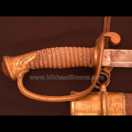 CIVIL WAR SWORD FOR SALE, IDENTIFIED 