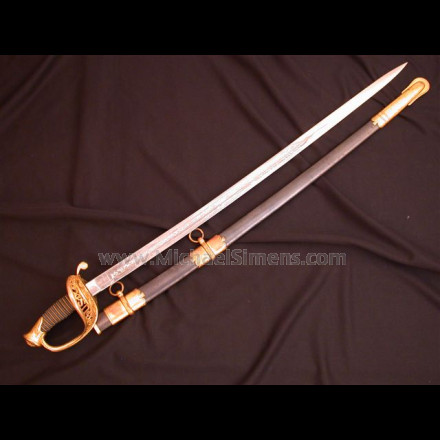 CIVIL WAR SWORD, AMES STAFF & FIELD
