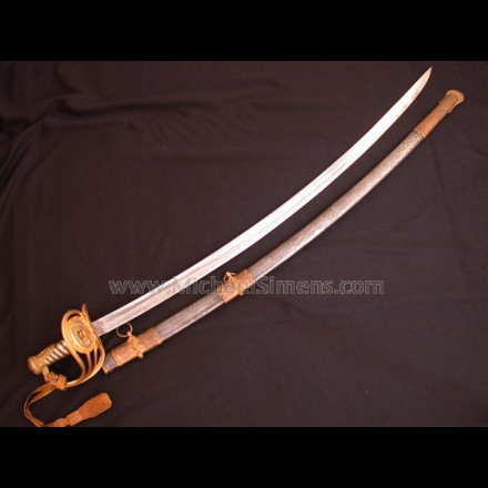 CAVALRY OFFICERS SABER, MEDAL OF HONOR