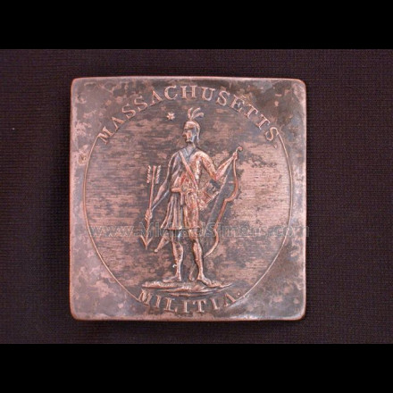 STATE OF MASSACHUSETTS MILITIA BUCKLE.