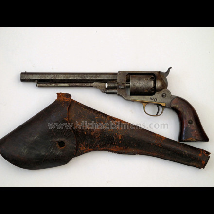 WHITNEY CIVIL WAR NAVY REVOLVER, HOLSTER