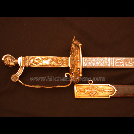 WAR OF 1812 CONGRESSIONAL PRESENTATION SWORD - NAVAL