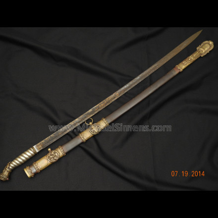 FETTERMANN MASSACRE SWORD, GEORGE W. GRUMMOND SWORD