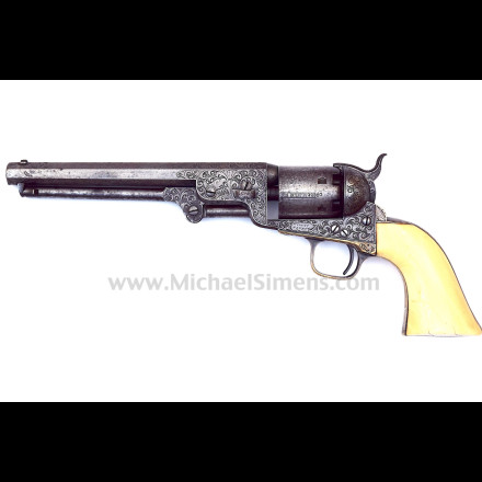 COLT ENGRAVED 1851 NAVY REVOLVER