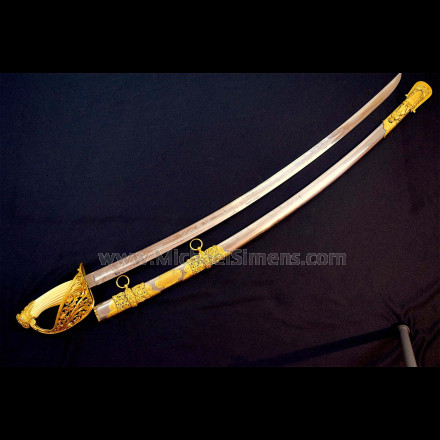 STUNNING, CIVIL WAR CAVALRY PRESENTATION SWORD