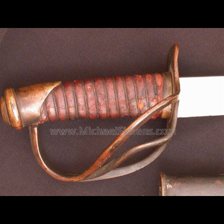 CONFEDERATE CAVALRY SABER, H. MARSHALL, GEORGIA.