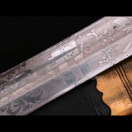 CONFEDERATE NAVAL SWORD, COURTNEY & TENNANT