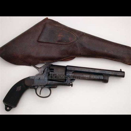 CIVIL WAR CONFEDERATE LeMAT REVOLVER - HOLSTER