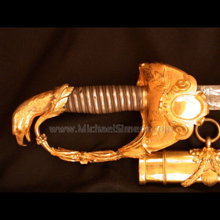 TIFFANY CIVIL WAR SWORD, PRESENTATION GRADE