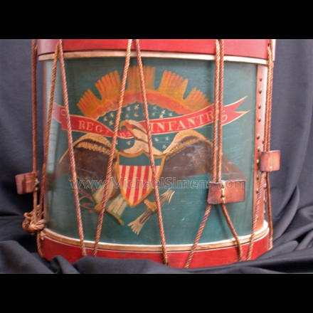 ANTIQUE CIVIL WAR EAGLE DRUM