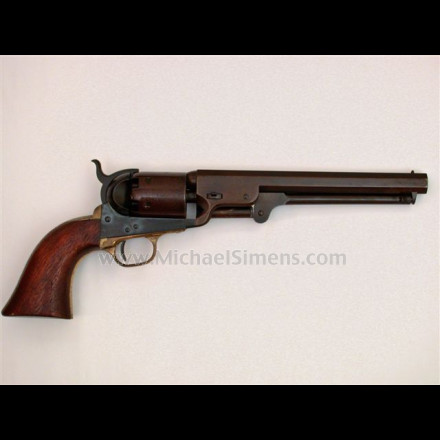 COLT 1851 NAVY REVOLVER, MARTIALLY MARKED.