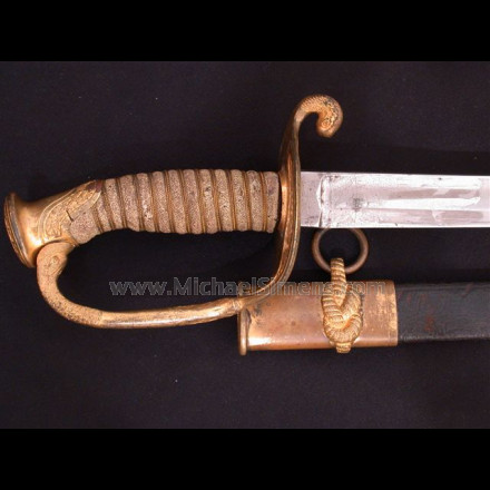 CIVIL WAR NAVAL OFFICERS SWORD, MEDAL-OF-HONOR