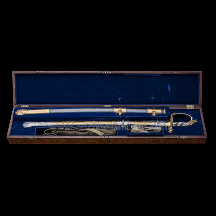 PRESENTATION TIFFANY SWORD, CASED WITH ACCESSORIES  