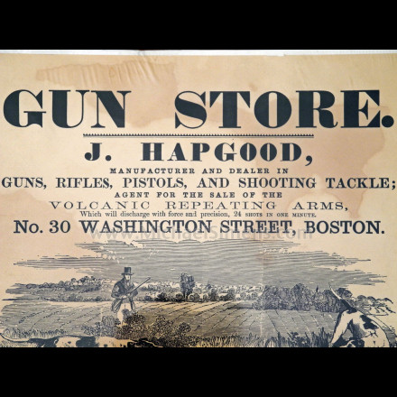 ORIGINAL VOLCANIC FIREARMS BROADSIDE
