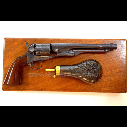 COLT 1860 ARMY REVOLVER CASED WITH ACCESSORIES